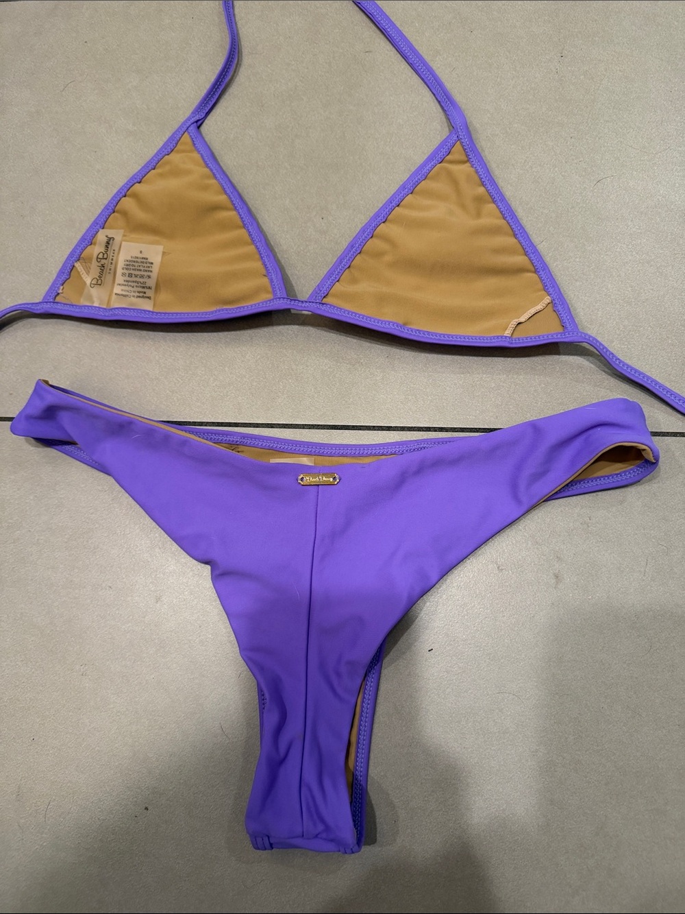 Beach Bunny Hard Summer Purple Bikini - Picture 4 of 6